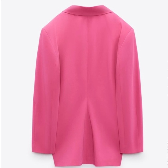 ZARA Oversized Blazer Pink Size Xs,  Small - Picture 15 of 16
